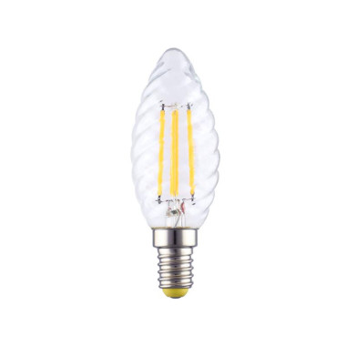 Lampada LED a Filamenti Tortiglione E14 Equ. 40W Luce Calda